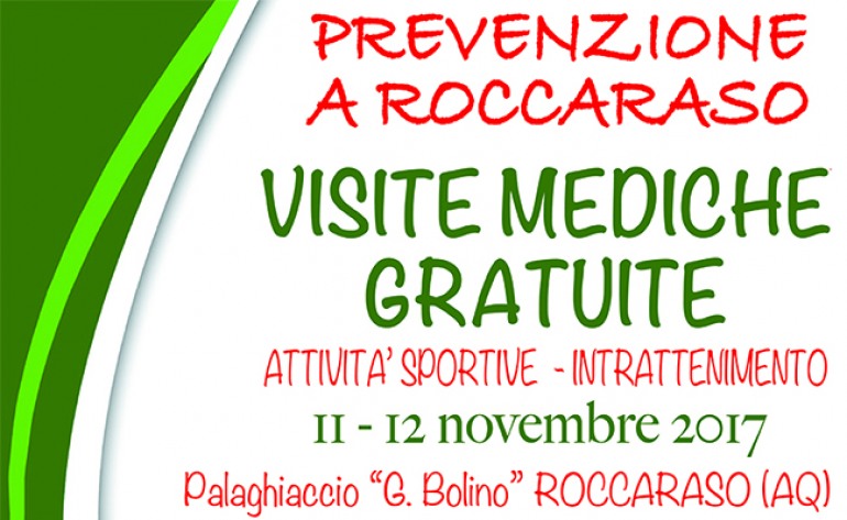 Giornata della prevenzione a Roccaraso targata Campus Salute Onlus