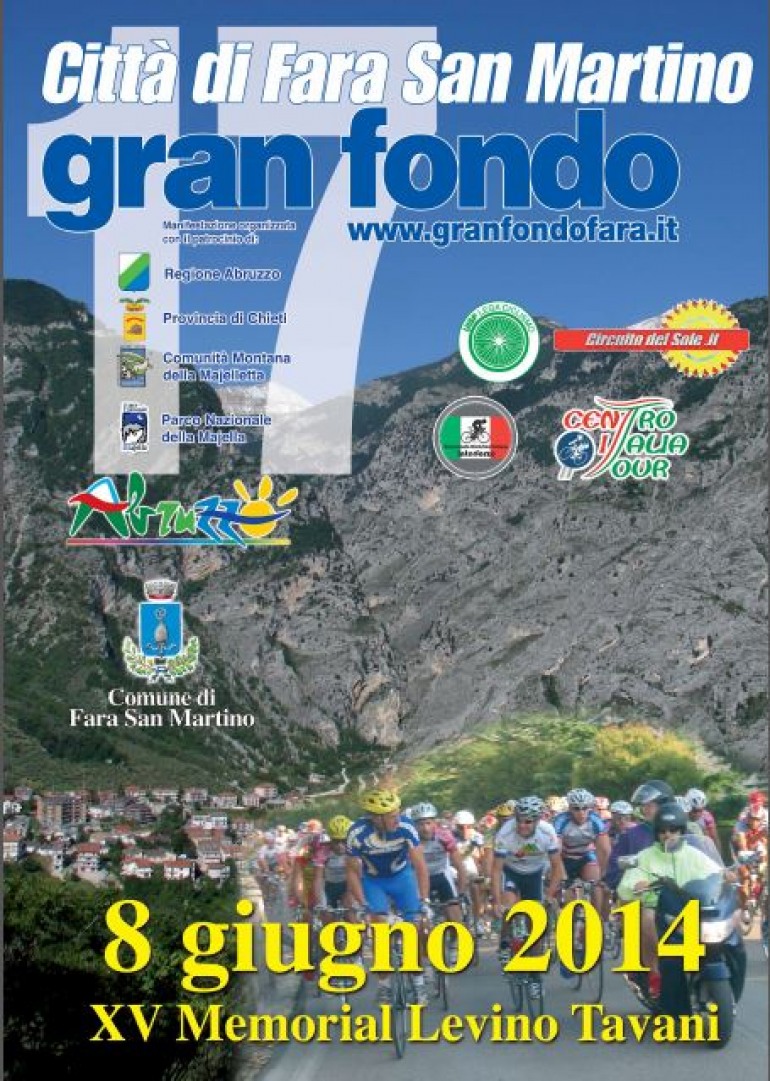 Natura, Arte, Sport e Gastronomia  alla 17° Granfondo Ciclistica “Fara San Martino”