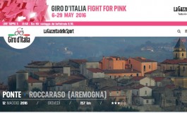 Giro d'Italia in Alto Sangro, chiusura SS. 17 e anticipo termine delle lezioni