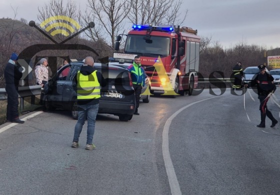 Incidente sulla Statale 17 a Castel di Sangro: due feriti e traffico rallentato per ore