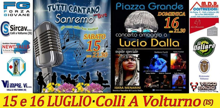 Colli a Volturno, 2 giorni di festa con spettacoli e concerti