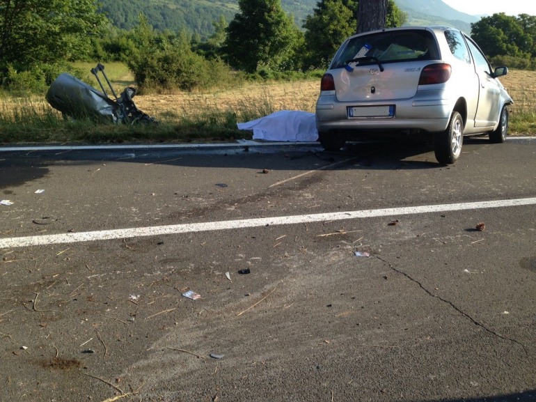 Villa Scontrone, incidente stradale: perde la vita un operaio di Sora