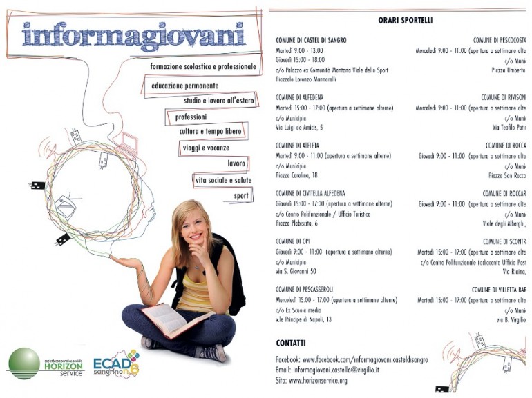 Informagiovani apre nuovi Sportelli nei comuni dell’Alto Sangro