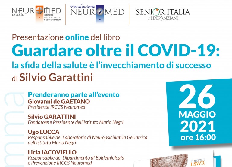 Invecchiare bene, sul canale YouTube dell’I.R.C.C.S. Neuromed evento virtuale Mercoledì 26 maggio