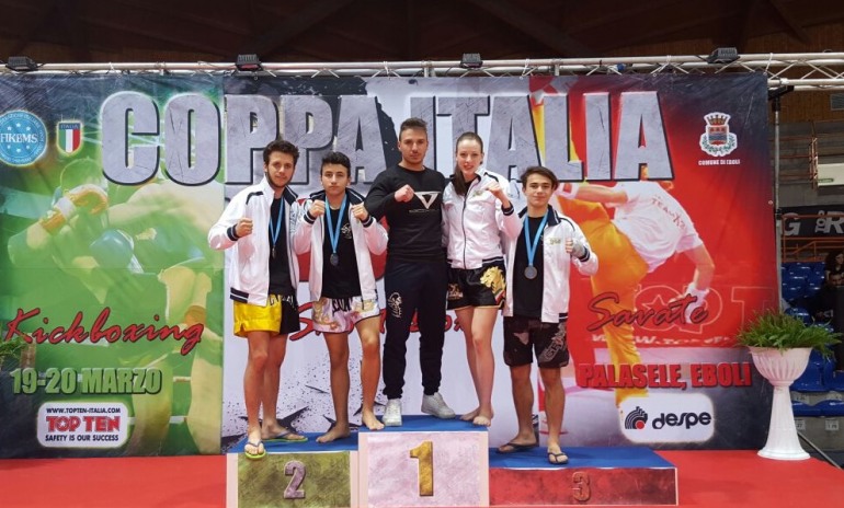 Kickboxing, Coppa Italia: 3 bronzi per “Di Nino team”