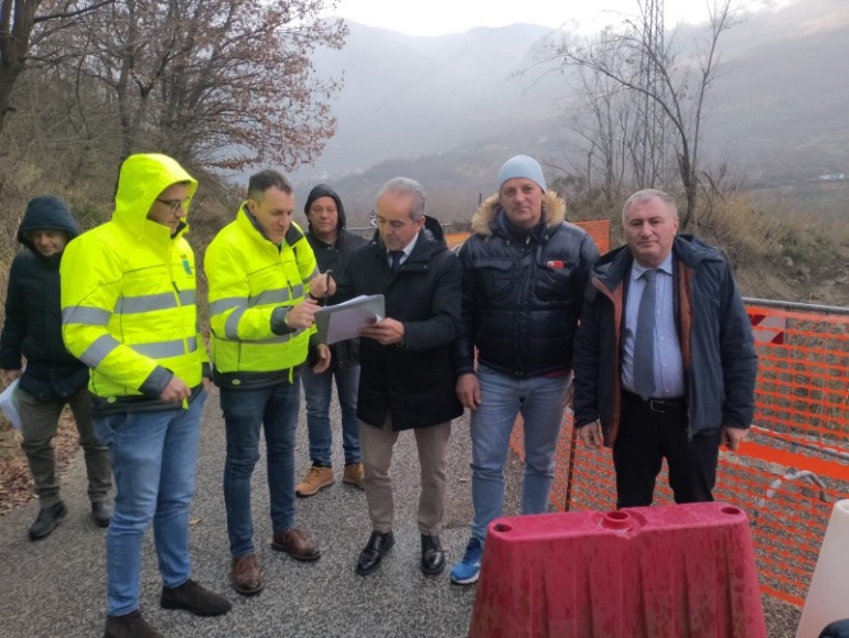 Provincia dell’Aquila, partono i lavori sulla S.S. 82 in località San Giovanni