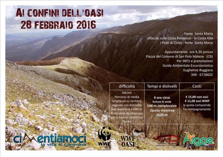 Oasi Guardiaregia – Campochiaro, il 28 febbraio: escursione tra le meraviglie Wwf