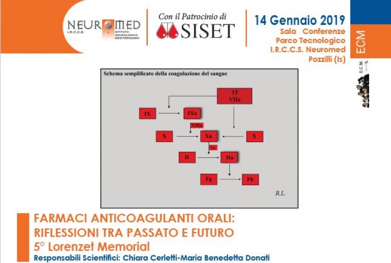 Quinta edizione del Memorial Roberto Lorenzet: si parla del futuro dei farmaci anticoagulanti