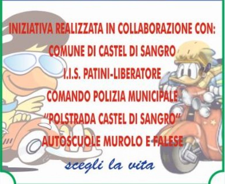 Progetto “Sicurezza stradale” riservato agli studenti di Castel di Sangro