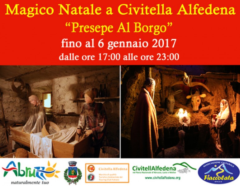 Civitella Alfedena spalanca il presepe delle meraviglie