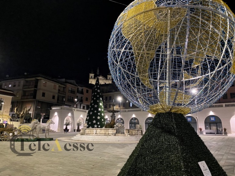 Luminarie a Castel di Sangro, si accendono le luci della festa a Piazza Plebiscito giovedì 8 dicembre