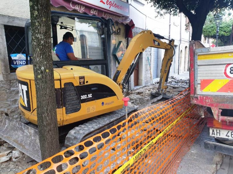 Agnone si ri fà il look, nuovi marciapiedi per la cittadina altomolisana