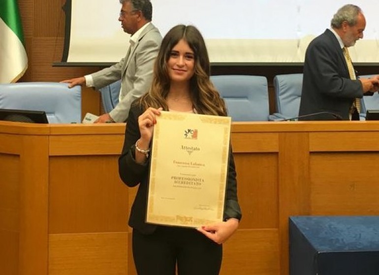 Rettifica – Master in global marketing, comunicazione & made in Italy – Francesca Labanca