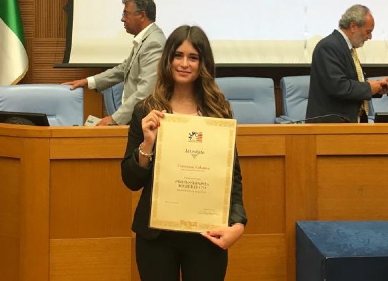 Master in global marketing, comunicazione & made in Italy per Francesca Labanca