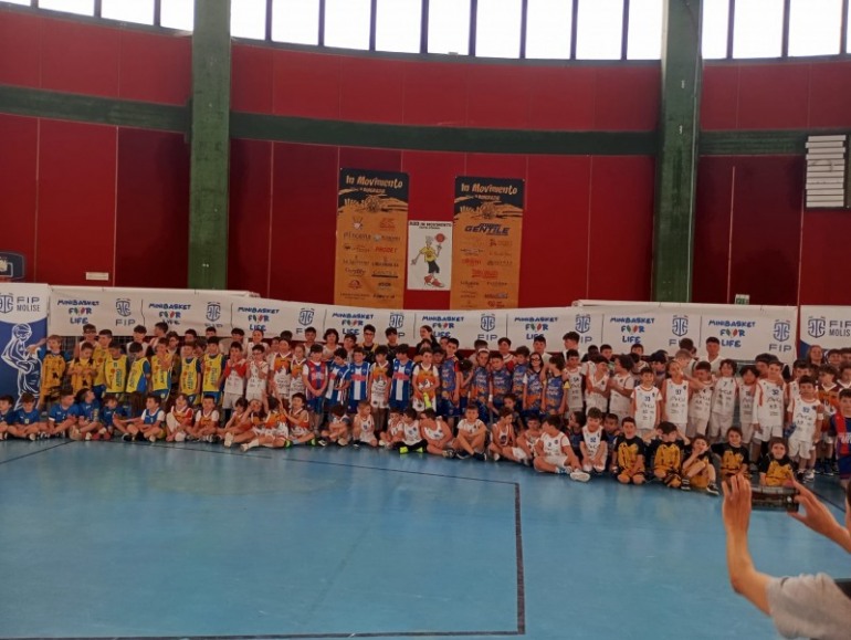 Festa Regionale del Minibasket a Castel di Sangro: 200 Giovani Cestisti in Campo tra Sport e Divertimento