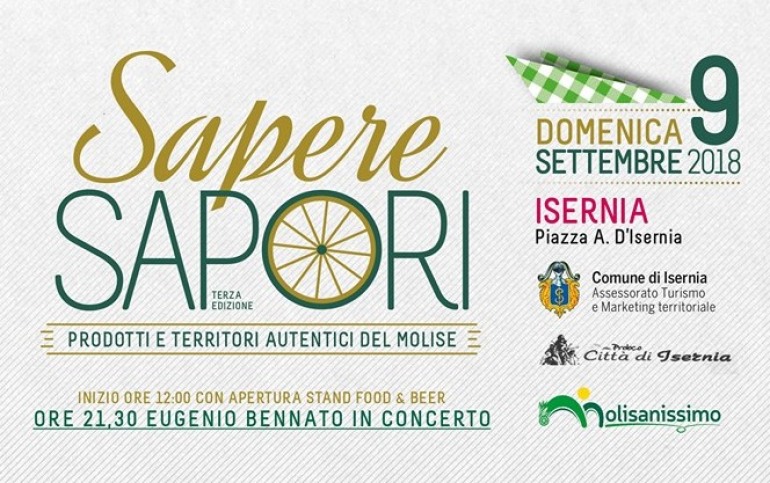 Concerto di Eugenio Bennato e gastronomia con ‘Molisanissimo’, domani a Isernia