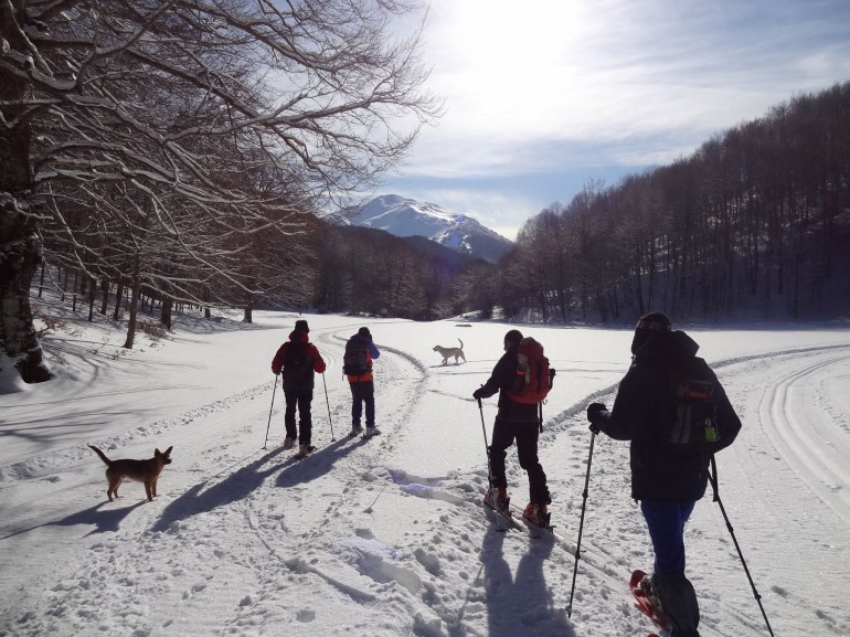 Sci nordico: apre la pista “Guado la Melfa”. Weekend con trekking e mountain bike