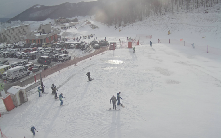 Roccaraso, finalmente la neve di capodanno