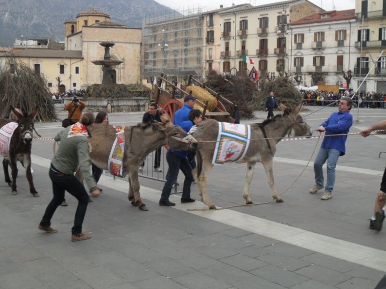Maltempo, Annullati “Festa dei fuochi” e Palio degli asini