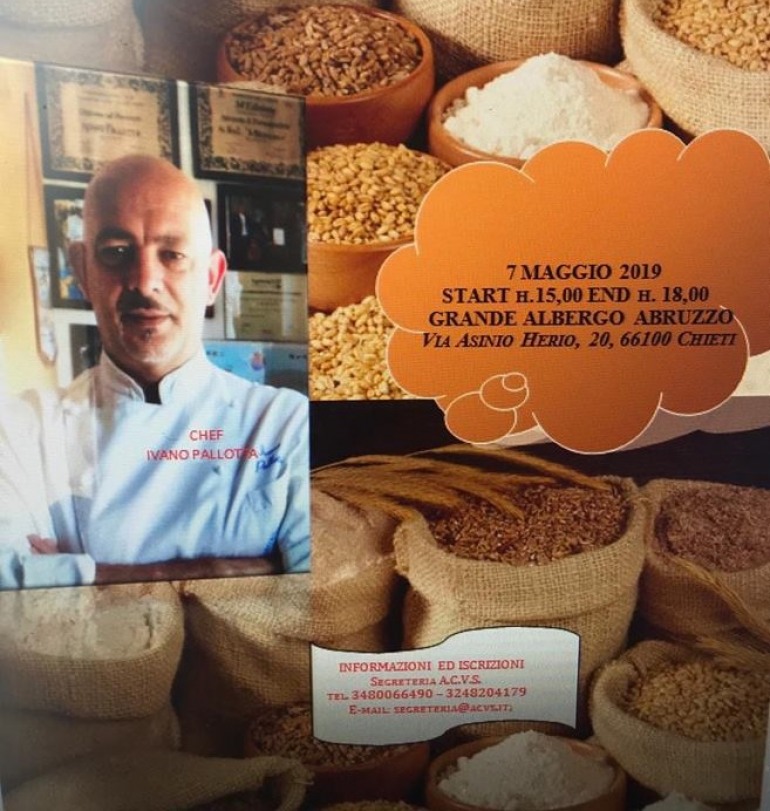 Chieti, lo chef castellano Ivano Pallotta direttore del corso sui grani antichi