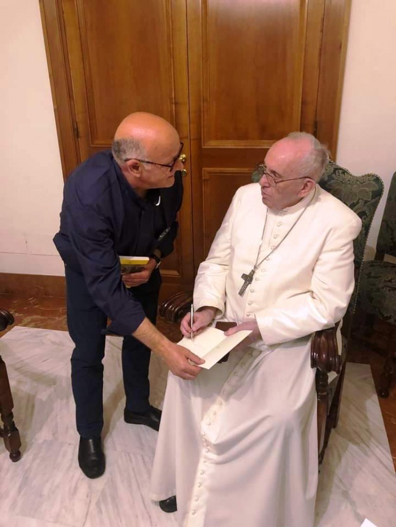 Roma, Don Alberto Conti è  stato ricevuto da papa Francesco