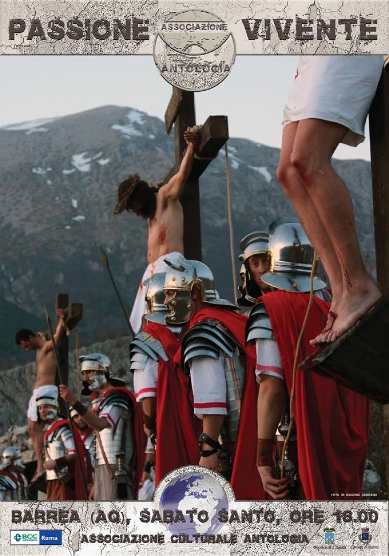 Passione Vivente a Barrea, slitta per maltempo al giorno di Pasqua