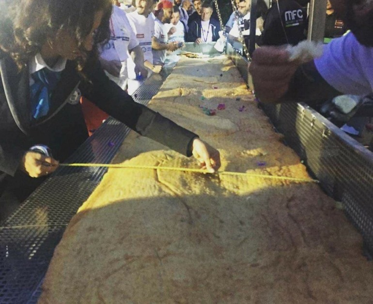 Castel di Sangro, Salvatore Iorio protagonista del guinness world record della pizza a Napoli