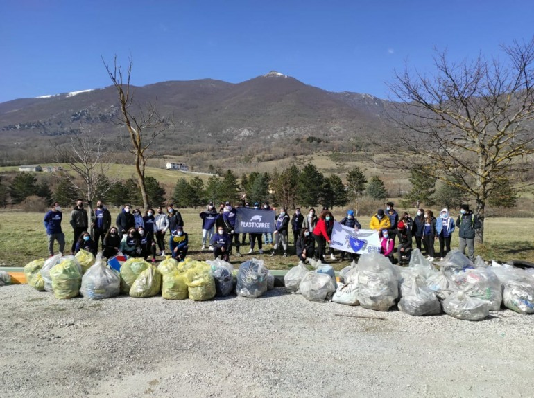 Plastic Free Alto Sangro: oltre 1,5 tonnellate di rifiuti raccolti a Castel di Sangro