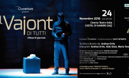 Castel di Sangro, in scena al Cinema Teatro Italia: 'Il Vajont di tutti..riflessi di speranza"