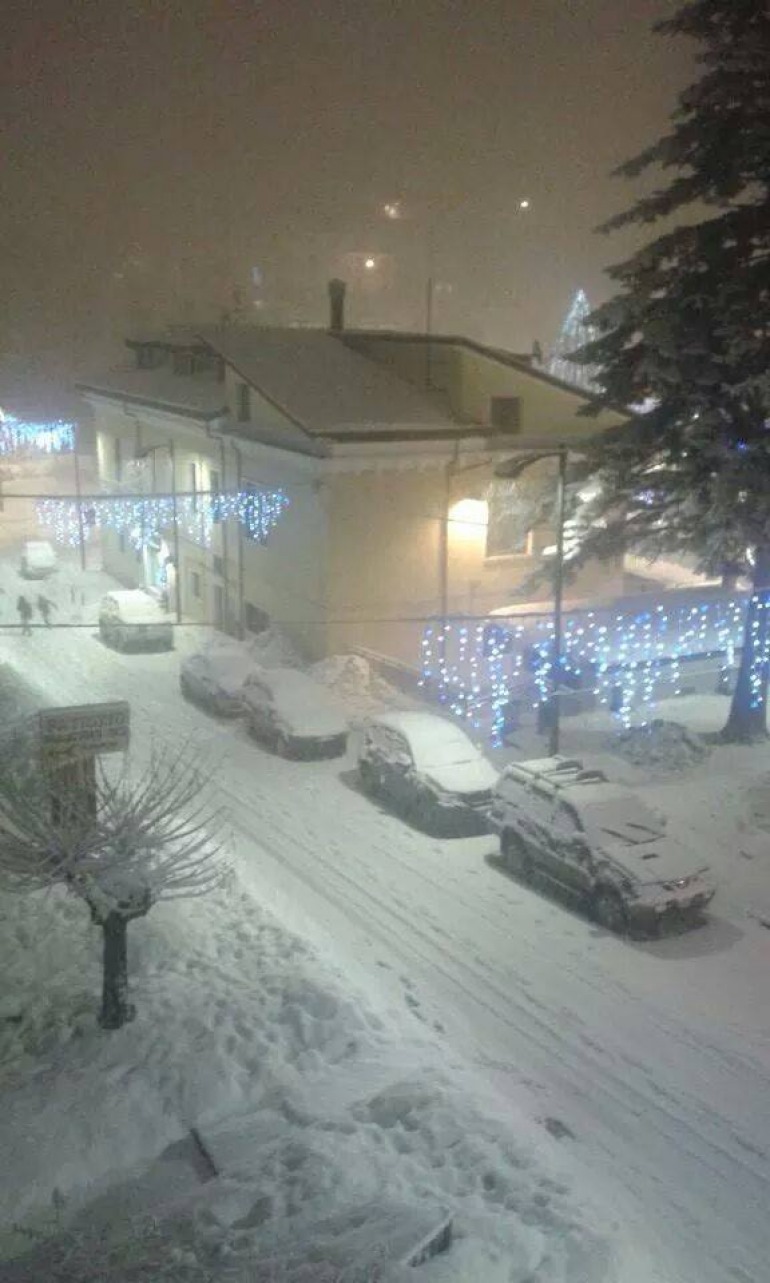 Torna la neve in Alto Sangro e Alto Molise