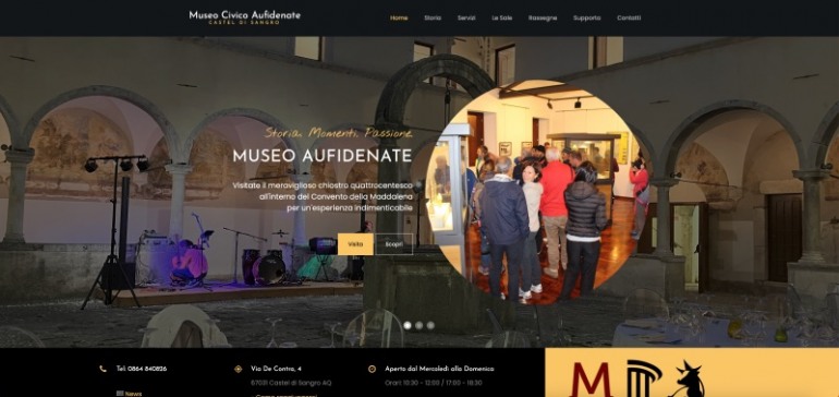 Museo Civico Aufidenate: un nuovo sito web per conoscere la storia di Castel di Sangro