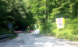 Strada 'del bosco' chiusa: protesta dei sindaci di Gamberale e Pizzoferrato