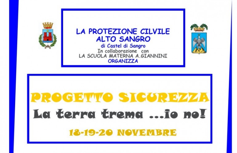 Simulazione di terremoto e incendio presso la Scuola dell’Infanzia A. Giannini di Castel Di Sangro