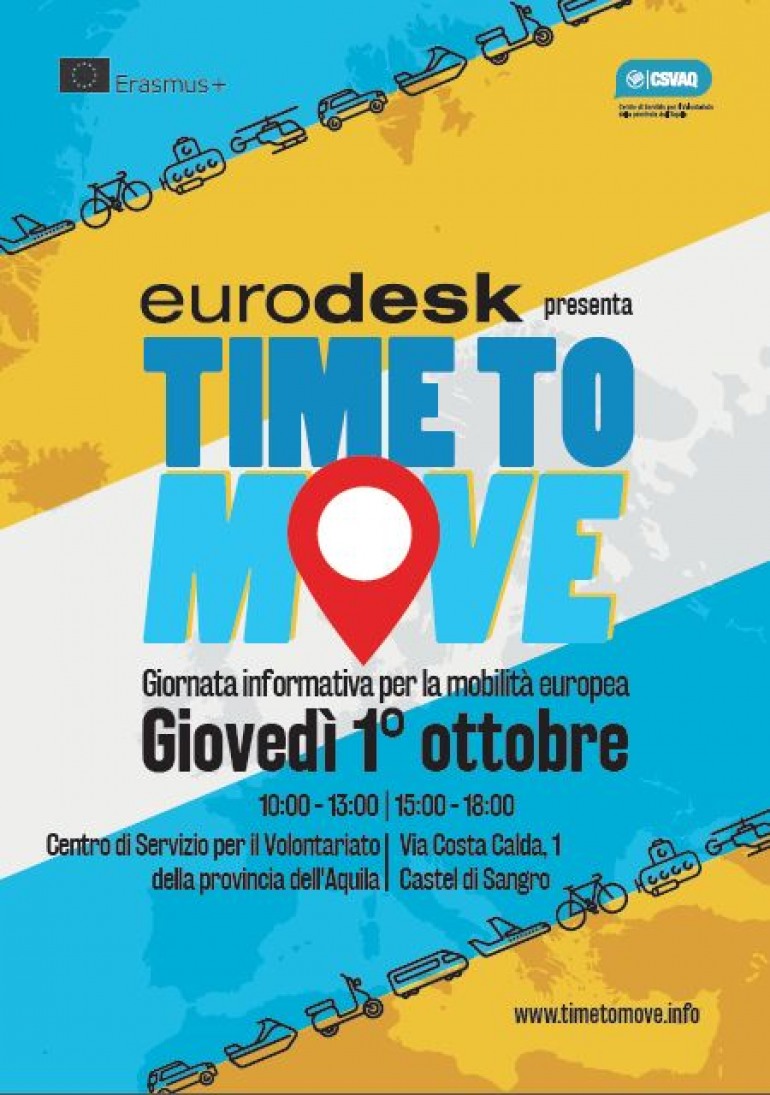 “Time to Move”a Castel di Sangro: prospettive di mobilità e lavoro per i giovani