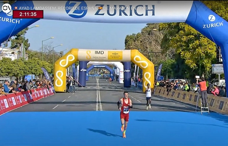 Zurich Marathon di Siviglia, Daniele D’Onofrio compie un capolavoro in terra spagnola